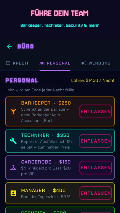 Neon Floor Manager Screenshot 6